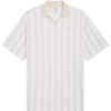 Koszulka męska Puma Class Relaxed Pinnacle Polo biało-beżowa 692069 02