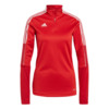 Bluza damska adidas Tiro 21 Training Top czerwona GM7317