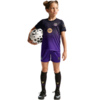 Komplet piłkarski dla dzieci Nike FC Barcelona Stadium Away 2026/27 fioletowo-czarny II1649 505