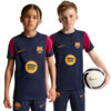 Koszulka dla dzieci Nike FC Barcelona Strike granatowo-bordowa II3237 401