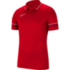 Koszulka dla dzieci Nike Dri-FIT Academy 21 Polo SS czerwona CW6106 657