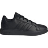 Buty dla dzieci adidas Grand Court Lifestyle Tennis Lace-Up czarne FZ6159