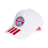 Czapka z daszkiem FC Bayern Monachium biało-czerwona KT3398