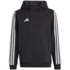 Bluza dla dzieci adidas Tiro 23 League Sweat Hoodie czarno-biała HS3606