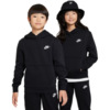 Bluza dla dzieci Nike Sportswear Club Fleece czarna FD3000 010