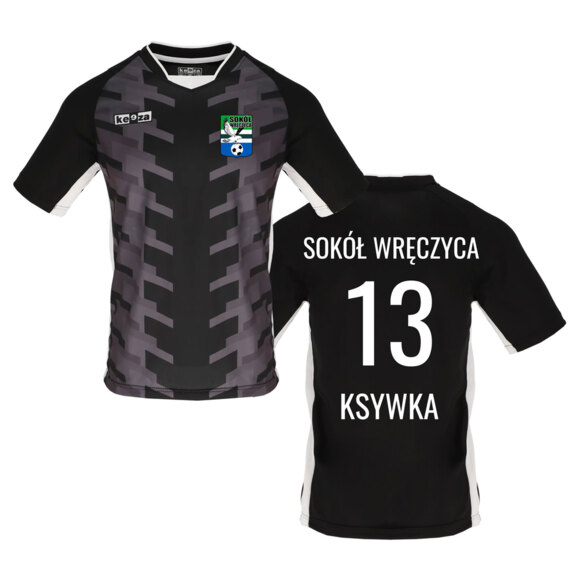 Koszulka treningowa Dover czarna Sokół Wręczyca