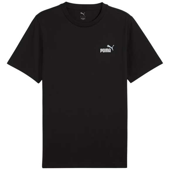 Koszulka męska Puma Ess 2 Color Small No. 1 Logo Tee czarna 684717 01