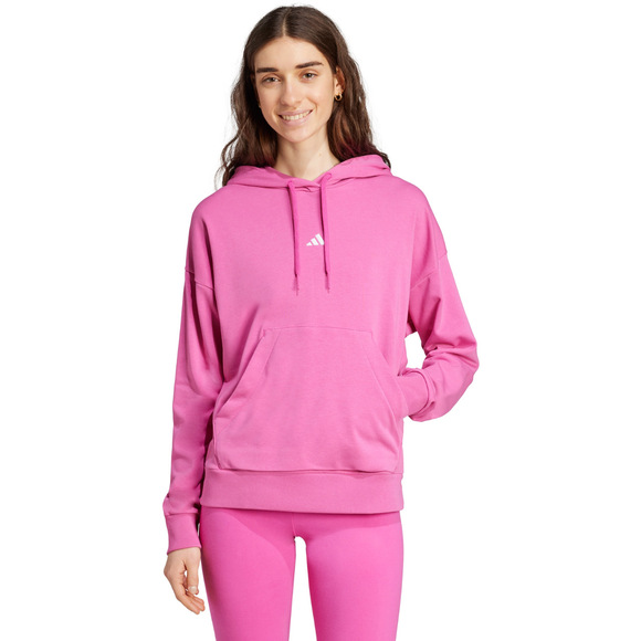 Bluza damska adidas Essentials Small Logo French Terry różowa JD3067