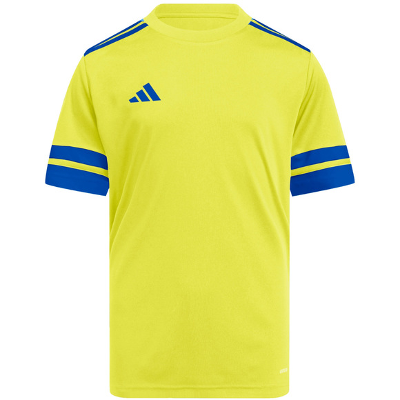 Koszulka dla dzieci adidas Squadra 25 żółto-niebieska JW3710