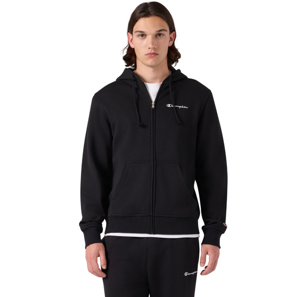 Bluza męska Champion Hooded Full Zip Sweatshirt czarna 221794 KK001