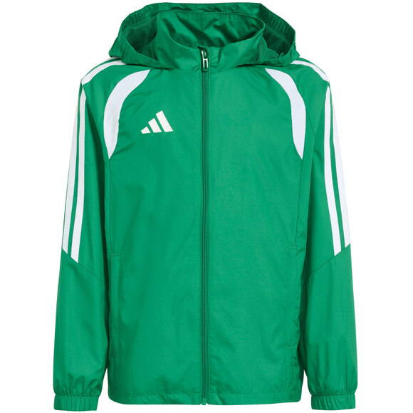 Kurtka dla dzieci adidas Tiro 26 League Windbreaker zielona KT2427