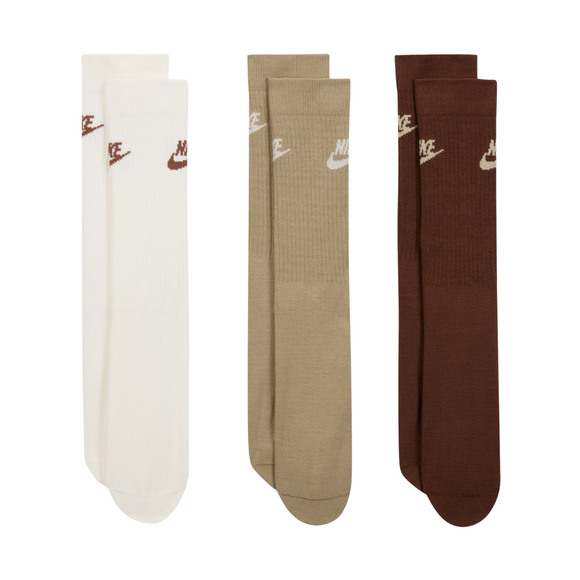 Skarpety Nike NK Nsw Everyday Essential CR kremowe, beżowe, brązowe DX5025 904