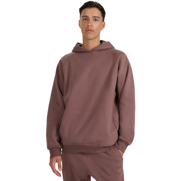 Bluza męska 4F M1946 ciemny brąz 4FWAW25TSWSM1946 80S