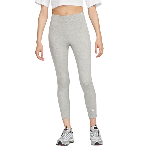Legginsy damskie Nike Sportswear Classic szare DV7789 063