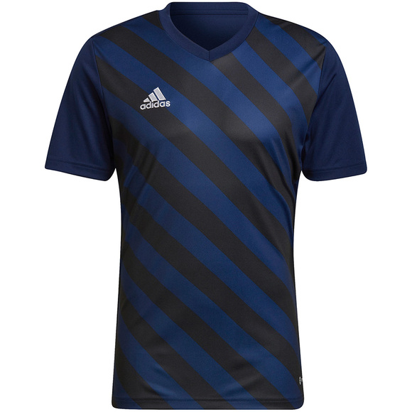 Koszulka męska adidas Entrada 22 Graphic Jersey granatowo-czarna HF0131