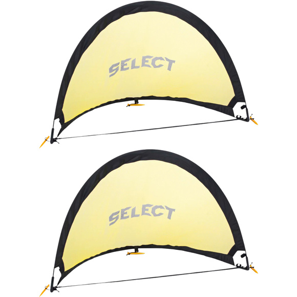 Bramka do piłki nożnej Select Pop Up 2 szt.110x80 cm żółto-czarna 800039