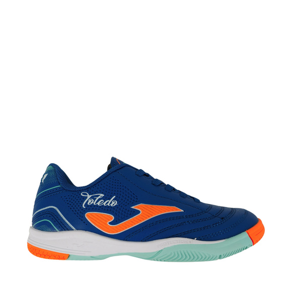 Buty piłkarskie dla dzieci Joma Toledo Indoor 2604 niebieskie TOJW2604IN