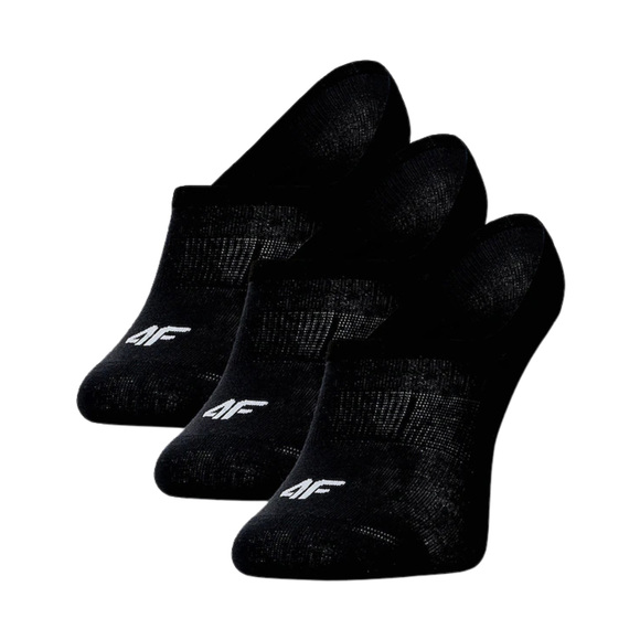 Skarpety damskie 4F F473 3pak głęboka czerń 4FWMM00USOCF473 20S