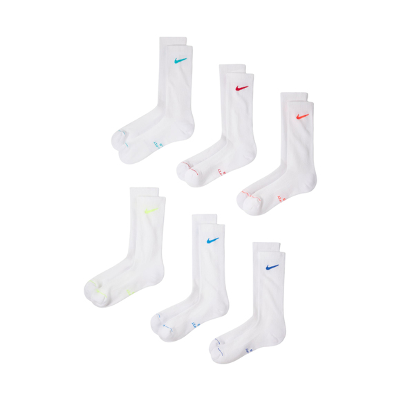 Skarpety Nike Everyday Elevated 6 par białe HQ8021 906