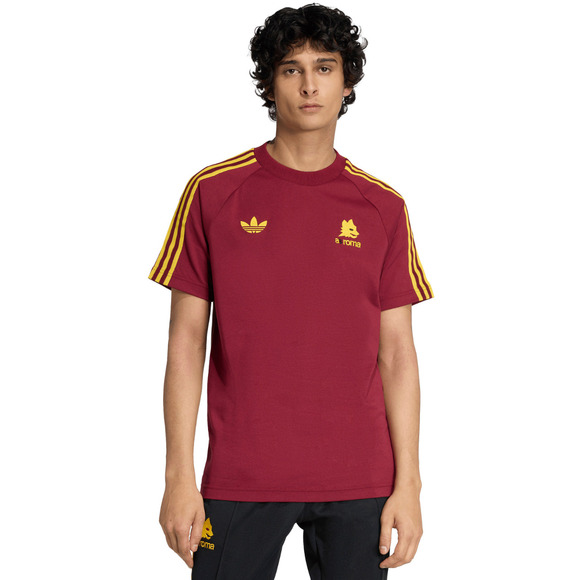 Koszulka męska adidas AS Roma Originals Tee bordowa JZ7185