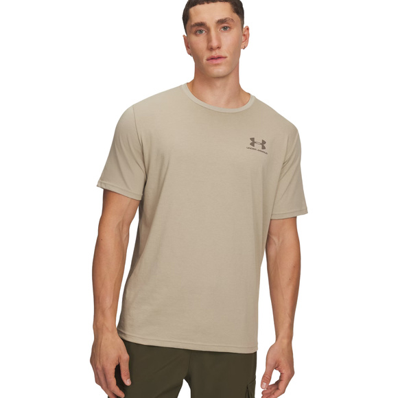 Koszulka męska Under Armour Sportstyle LC SS beżowa 1326799 302