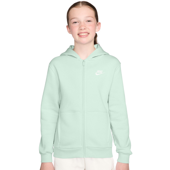 Bluza dla dzieci Nike Sportswear Club Fleece miętowa FD3004 394