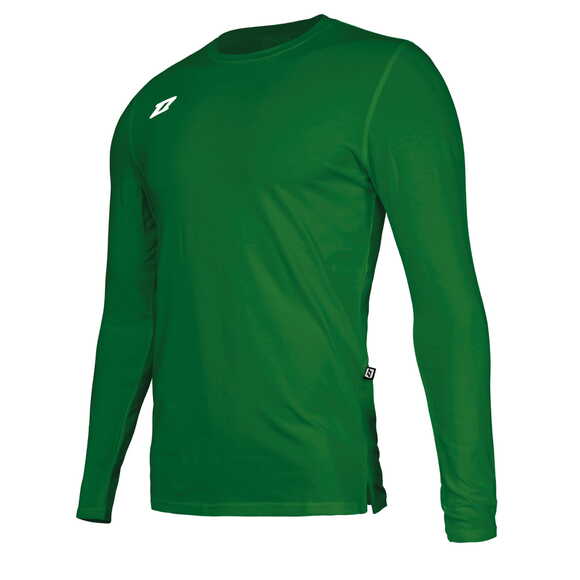 Koszulka bawełniana FABRIL LONGSLEEVE SENIOR  kolor: ZIELONY