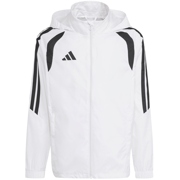Kurtka dla dzieci adidas Tiro 26 League Windbreaker biała JY9722