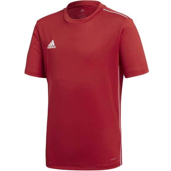 Koszulka dla dzieci adidas Core 18 Training Jersey JUNIOR czerwona CV3496