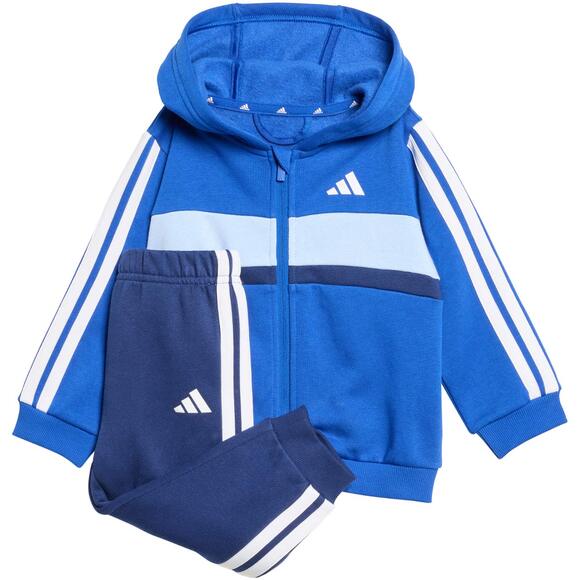 Dres dla dzieci adidas Essentials Tiberio 3 Stripes Fleece niebieski KC6004