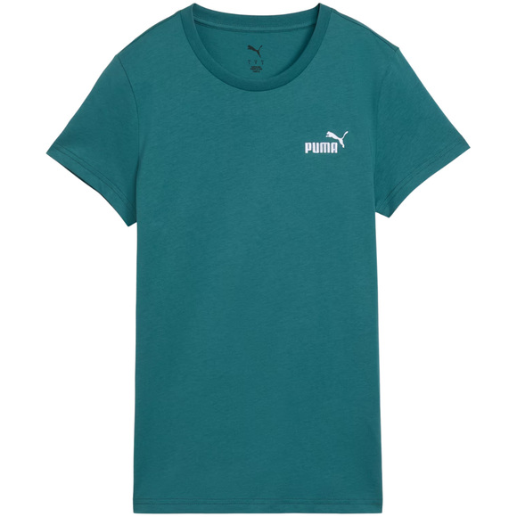 Koszulka damska Puma ESS Small No.1 Logo Tee(s) zielona 682373 41