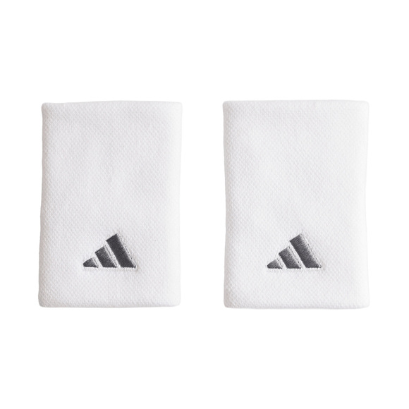 Frotka na rękę adidas Tennis Wristband Large 2 szt. biała IA7545