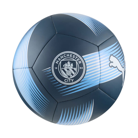 Piłka nożna Puma Manchester City Essentials granatowo-niebieska 84774 04