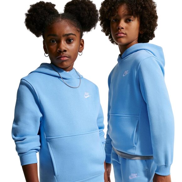 Bluza dla dzieci Nike Sportswear Club Fleece jasnoniebieska FD3000 497