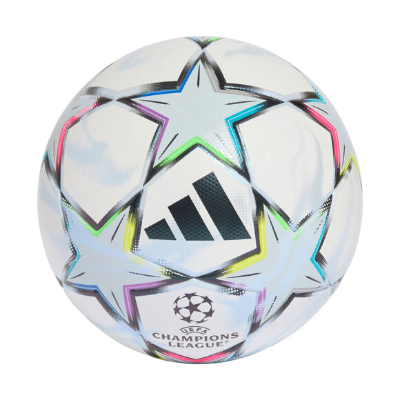Piłka nożna adidas UCL 26/27 League biało-błękitna / kolorowa KE9765