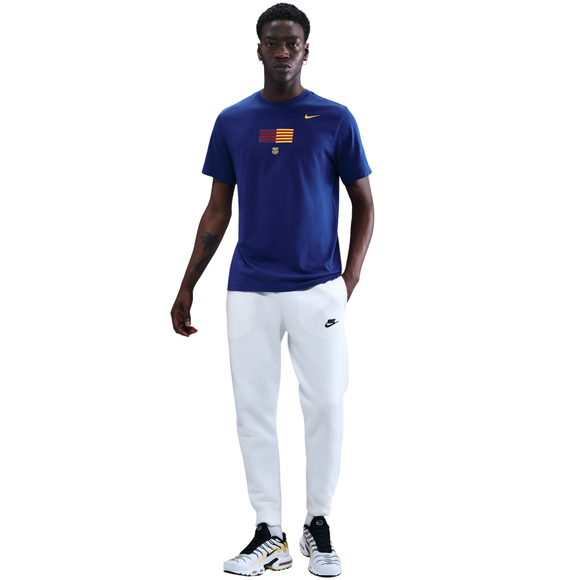 Koszulka męska Nike FC Barcelona Flag Tee granatowa HQ8405 455