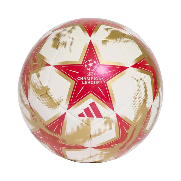 Piłka nożna adidas UCL Club 26/27 League Stage biało-czerwono-złota KE9764