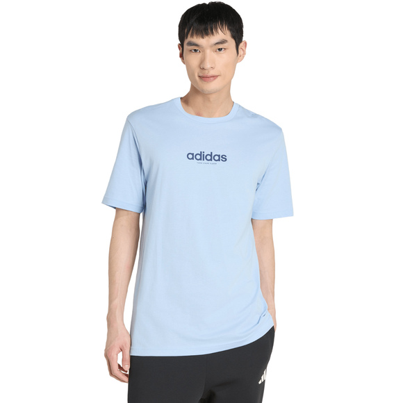 Koszulka męska adidas Burger Flavor Graphic jasnoniebieska KT9731
