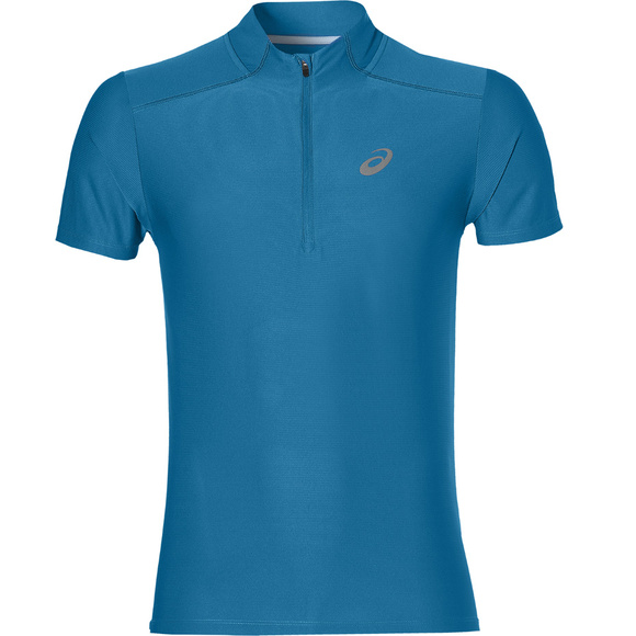 Koszulka męska do biegania Asics Running Essentials 1/2 Zip Top niebieska 134087 8154  