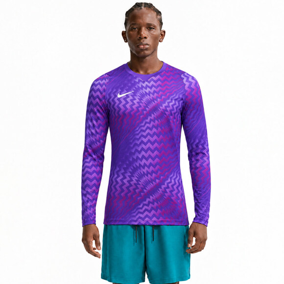Koszulka bramkarska męska Nike Dri-FIT Gardien VI fioletowa HV8306 507