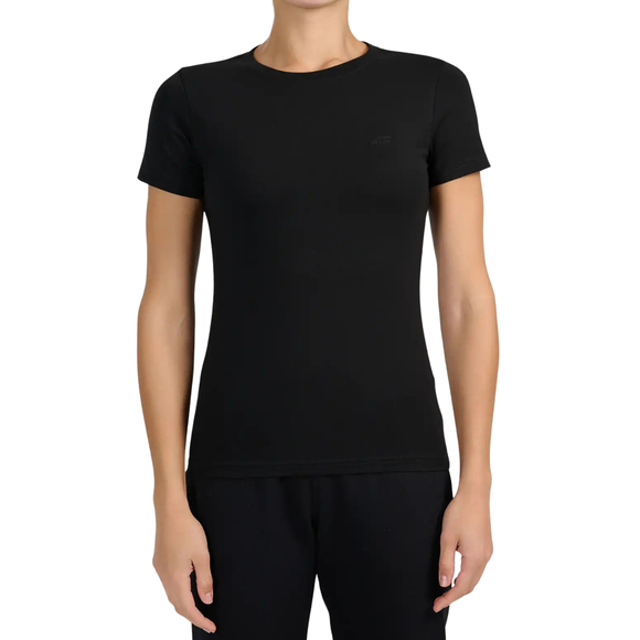 Koszulka damska 4F F3306 głęboka czerń 4FWMM00TTSHF3306 20S