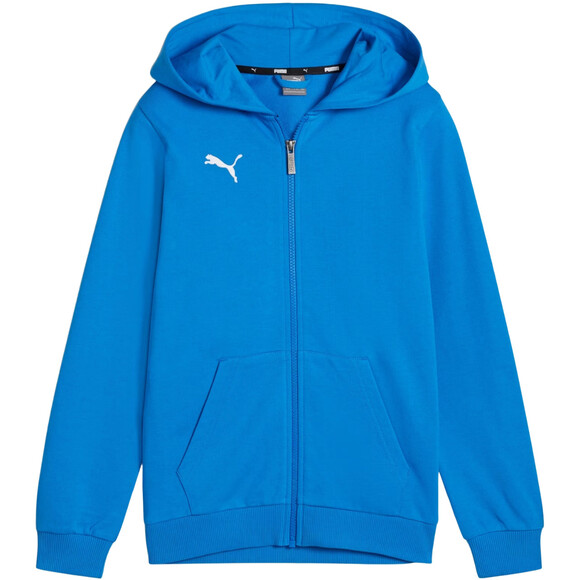 Bluza dla dzieci Puma teamGoal Casuals Hooded niebieska 658596 02