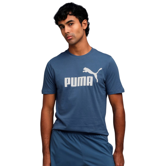 Koszulka męska Puma Ess No.1 Logo Tee (s) niebieska 682533 80
