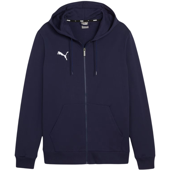 Bluza dla dzieci Puma teamGoal Casuals Hooded granatowa 658596 06