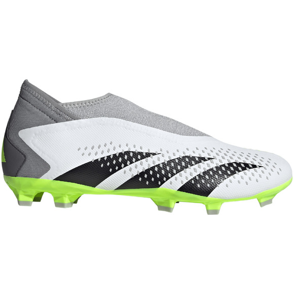 Buty piłkarskie adidas Predator Accuracy.3 Laceless FG biało-szare GZ0021