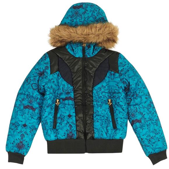 Kurtka damska Puma Sarafis niebieska 555959 01 