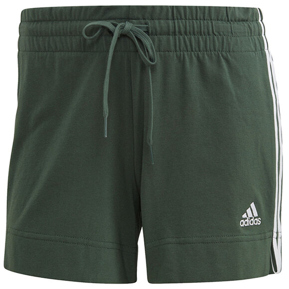 Spodenki damskie adidas Essentials Slim Shorts khaki GM5525