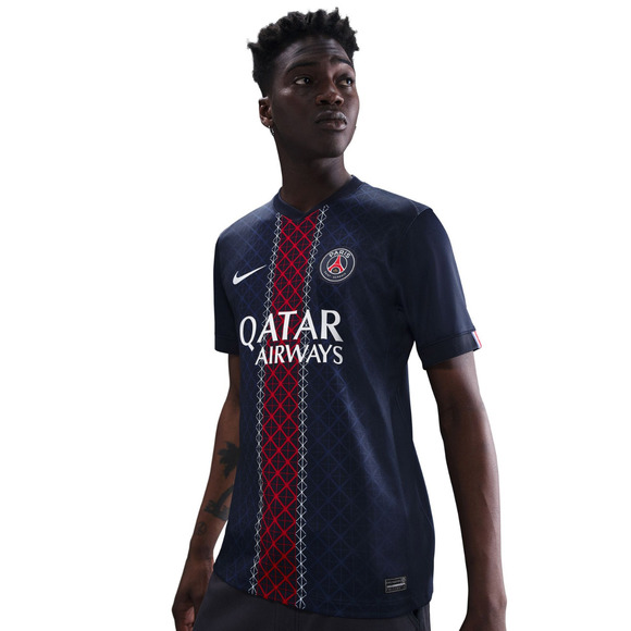 Koszulka męska Nike PSG Dri-Fit Jersey SS Stadium Home granatowa HJ4593 411