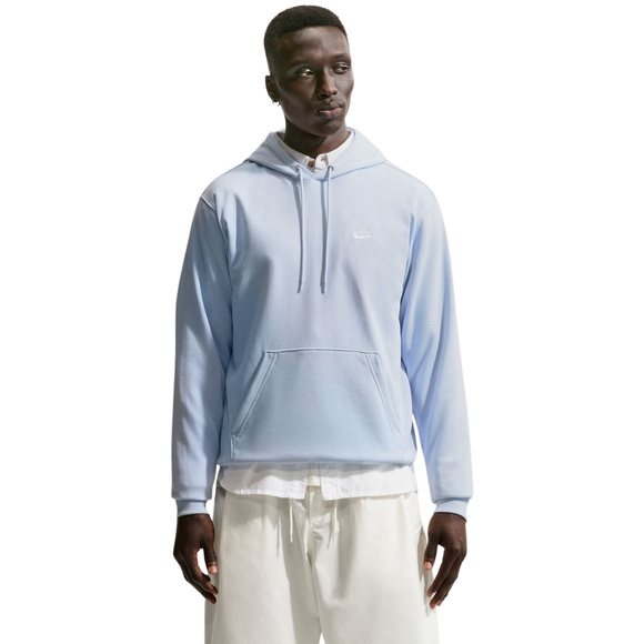 Bluza męska Nike Club FT PO Hoodie błękitna FN3866 407