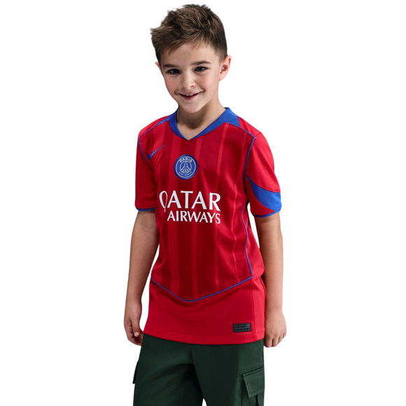 Koszulka dla dzieci Nike PSG Stadium 2025/26 czerwona HM4126 680